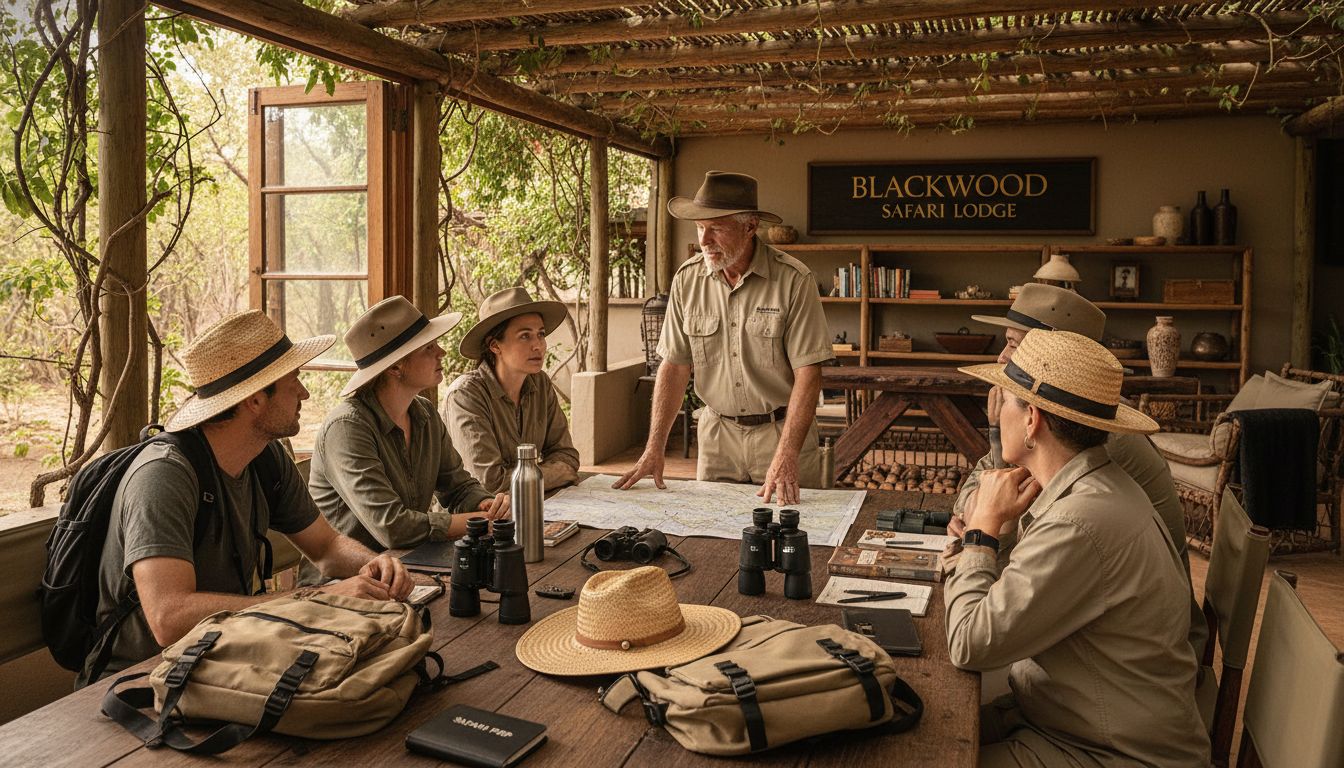 briefing safari matin