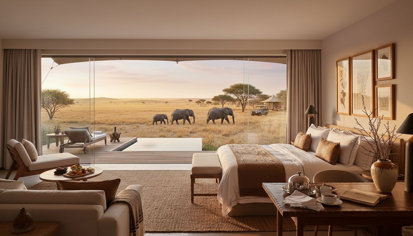 luxury safari lodge
