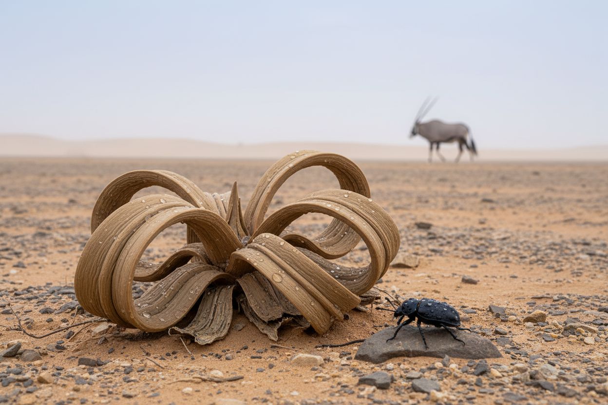Welwitschia Namib biodiversité