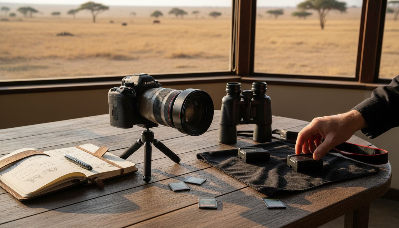 équipement safari photo