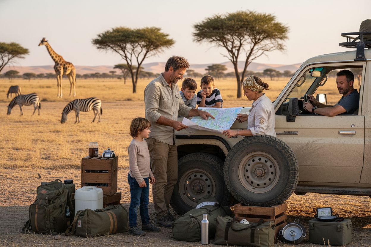 Namibia self-drive planning