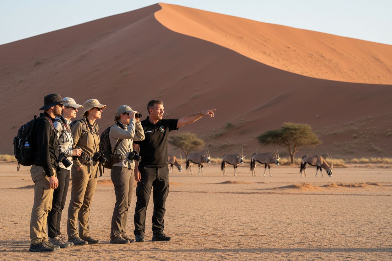 safari fauna Namib