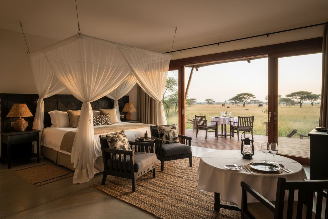 lodge safari intérieur