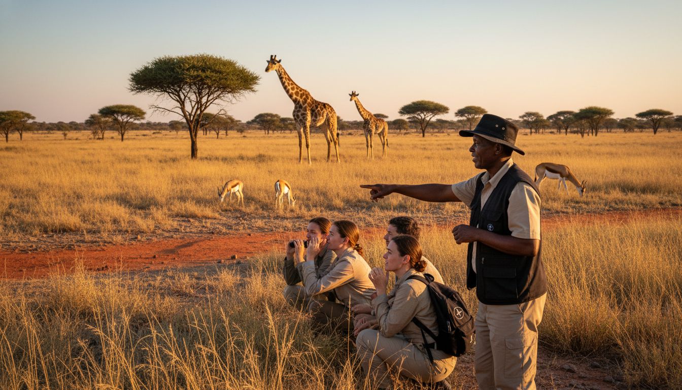 safari pedestre Namibie