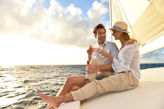 Catamaran Sailing on The Skeleton Coast