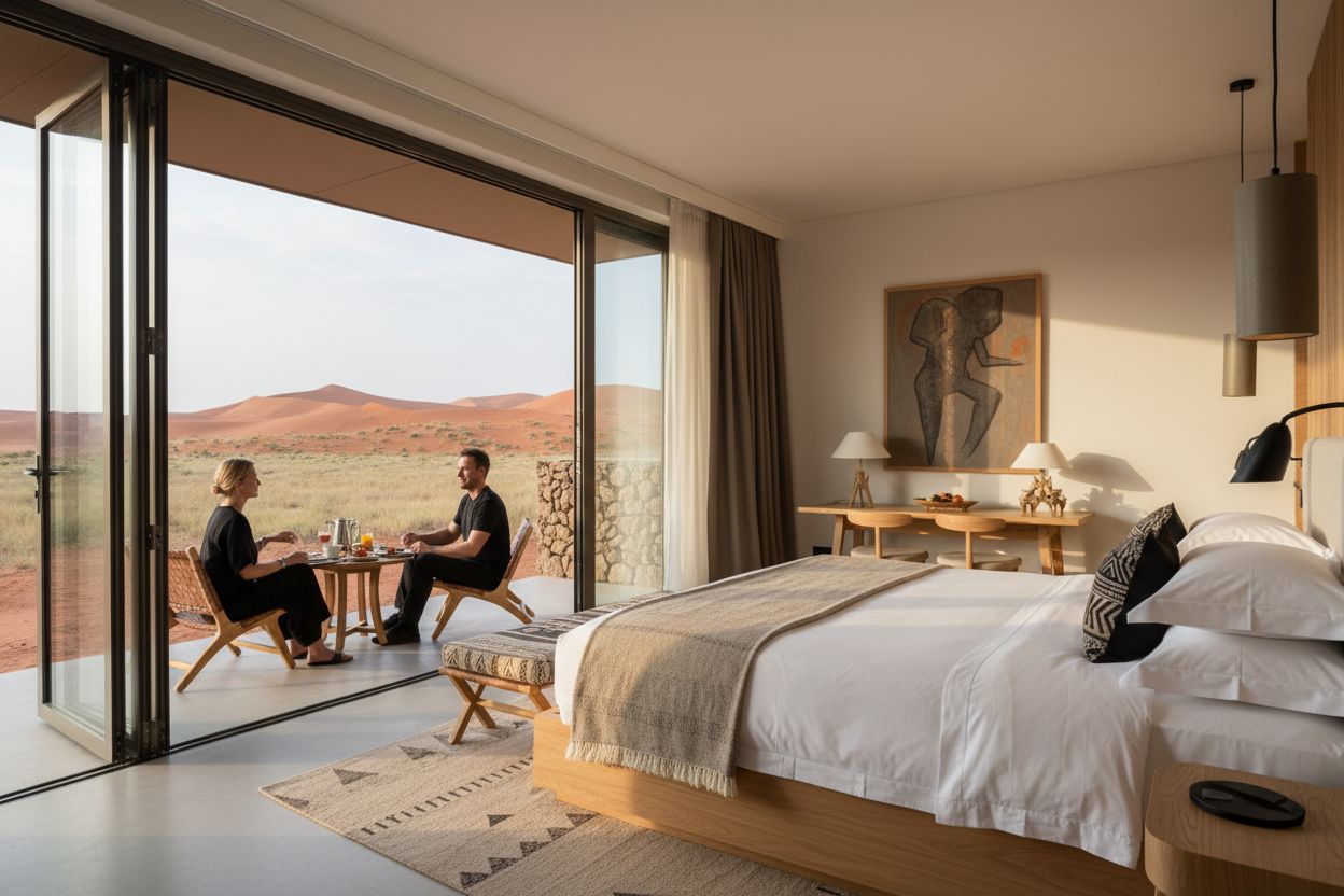 lodge luxe Namibie