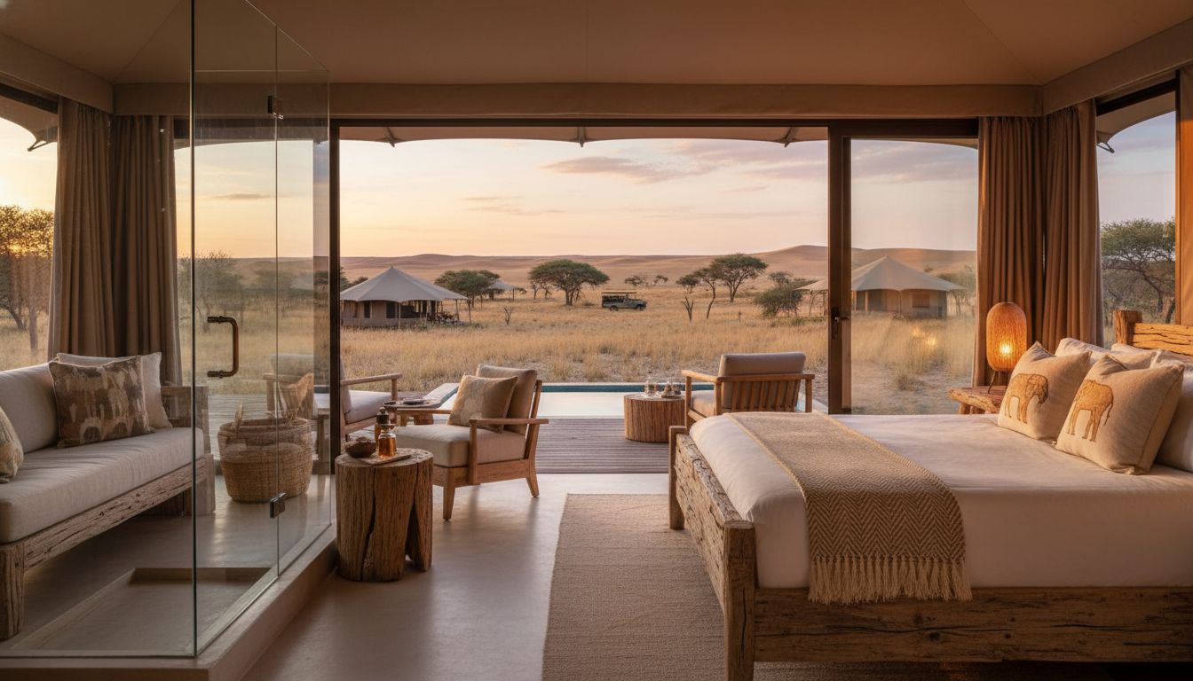 Namibia sustainable lodge interior