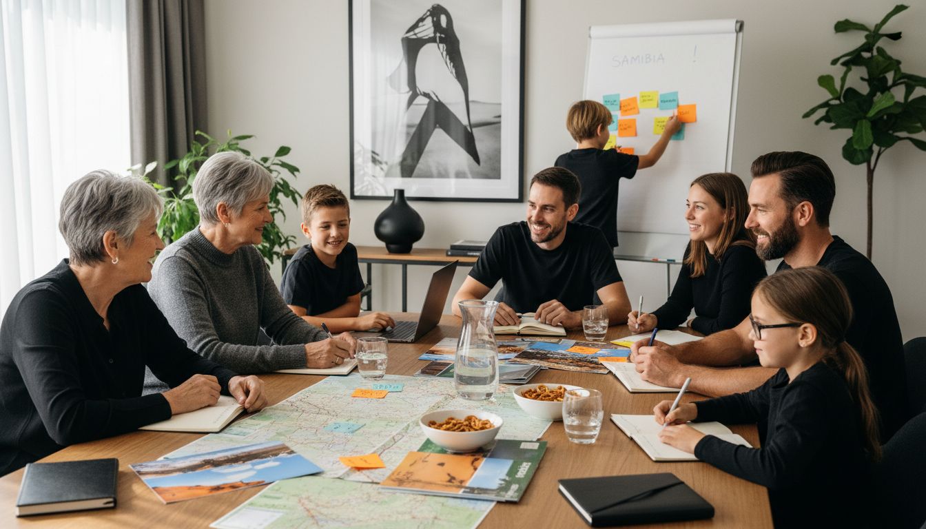 réunion familiale planification