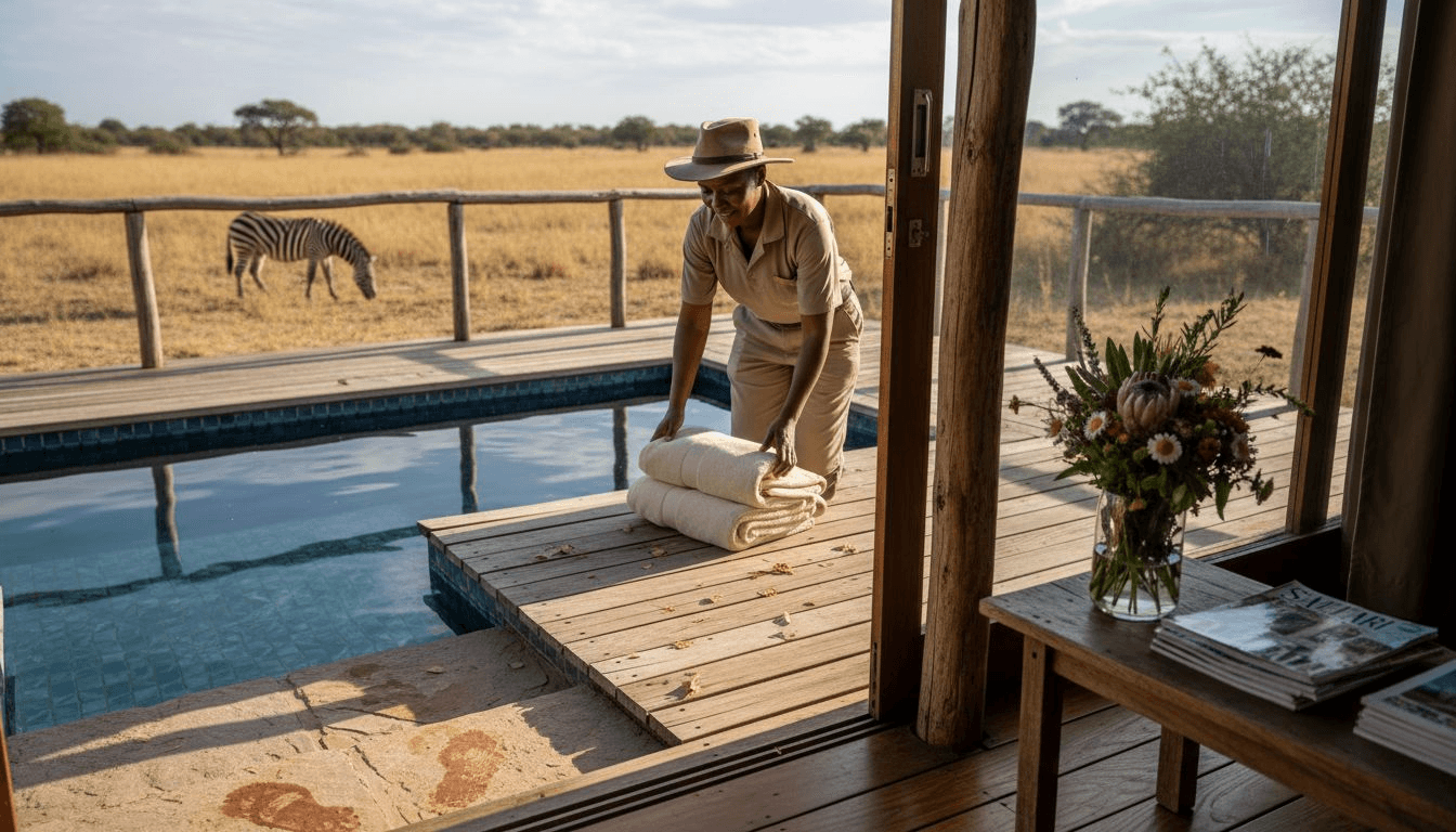 Disfruta de la experiencia safari en lodges exclusivos, donde el confort y los detalles de lujo están cuidados al máximo.