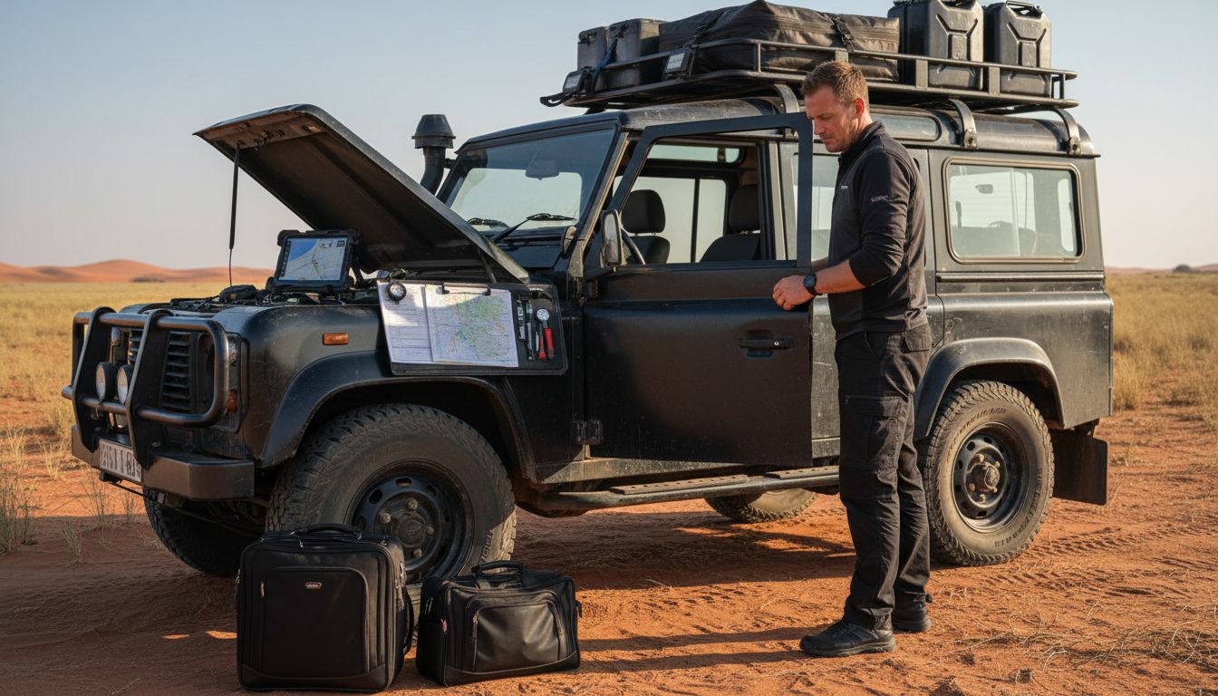 contrôle sécurité 4x4 Namibie