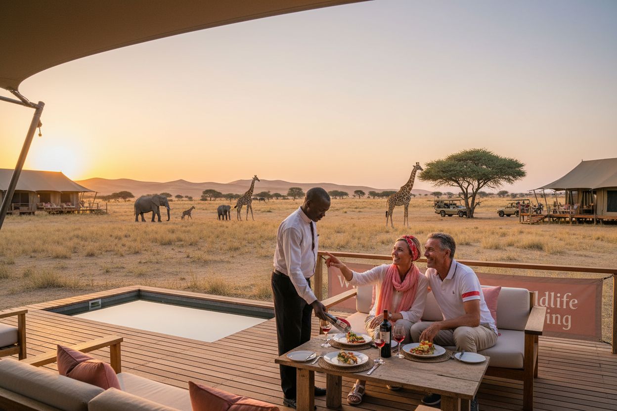 wildlife viewing luxury safari