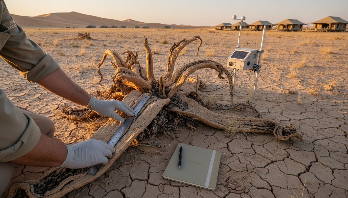 welwitschia plant fieldwork