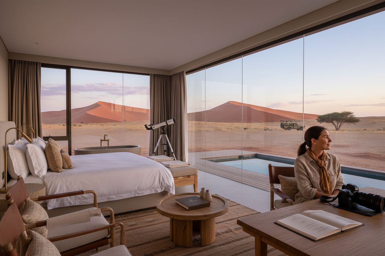 luxury safari lodge suite